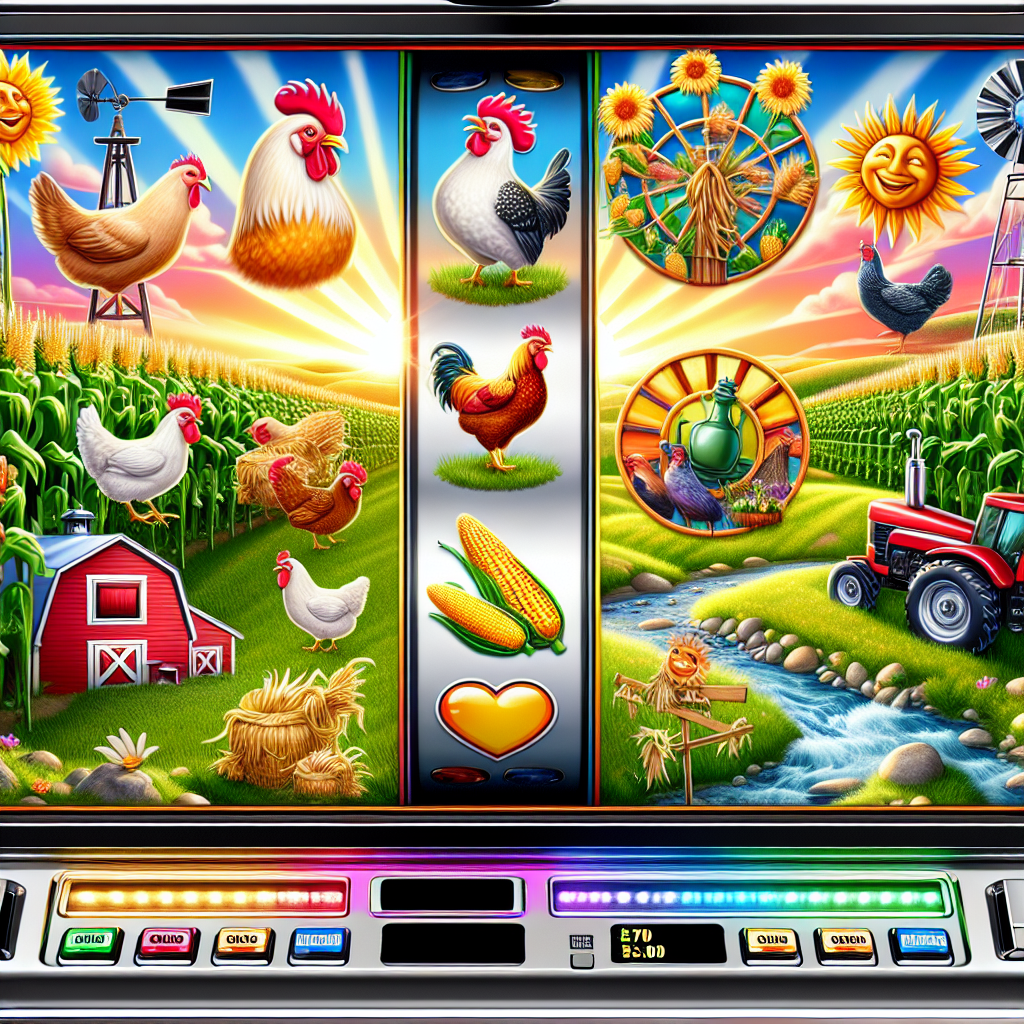Exciting slot game featuring chickens